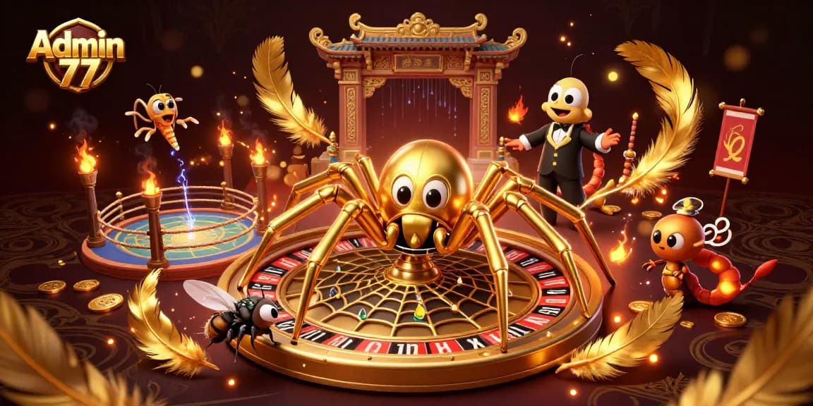Experience thrilling bets and wins at Admin 77 with dynamic roulette and energetic gaming atmosphere.