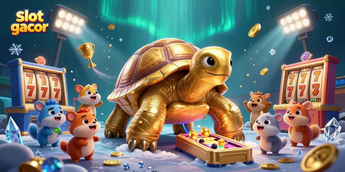 Experience thrilling gameplay at slot gacor with this vibrant digital illustration filled with excitement and winning elements.