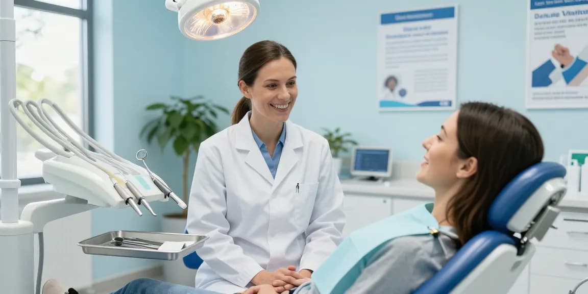 Visit the dentist to maintain a healthy smile in a welcoming dental clinic.