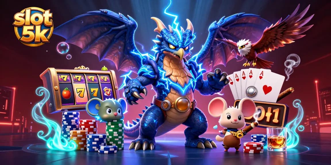 Experience thrilling wins at slot 5k with vibrant symbols and electrifying characters.