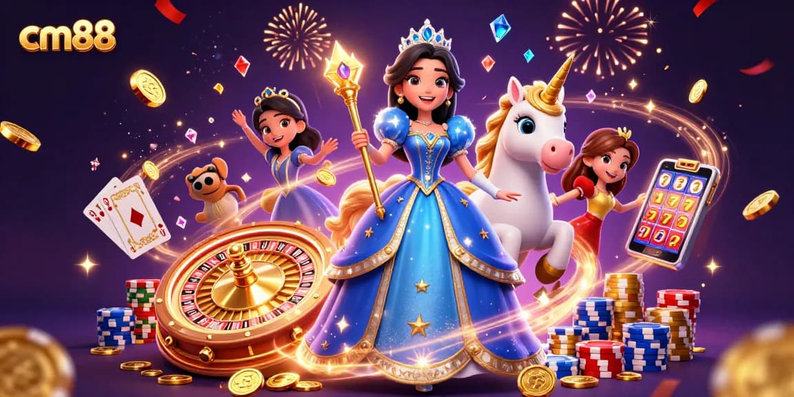 Experience thrilling gameplay at cm88 with magical scenes of online gambling and casino excitement.