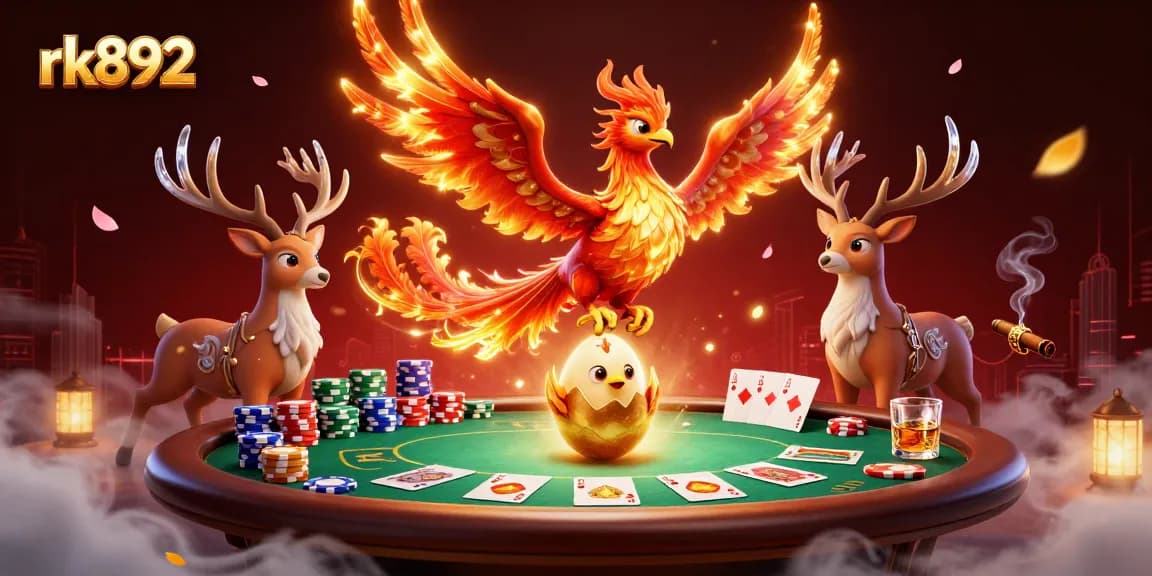 Experience thrill and excitement in online gambling with rk892 at a vibrant casino scene.