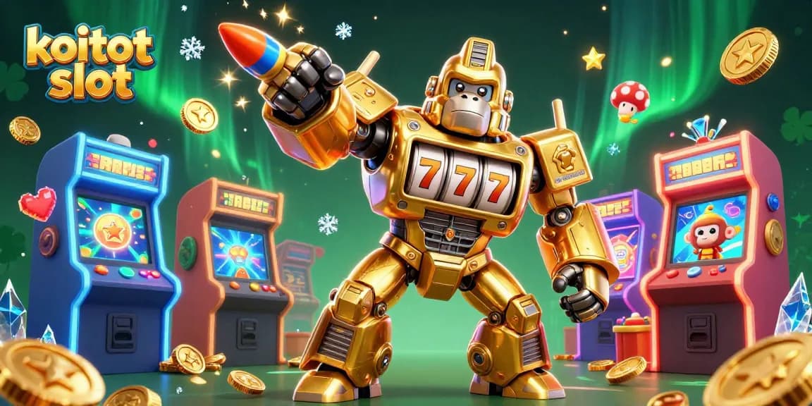 Mainkan slot di koitot slot dengan desain 3D yang megah dan mesin permainan penuh warna.