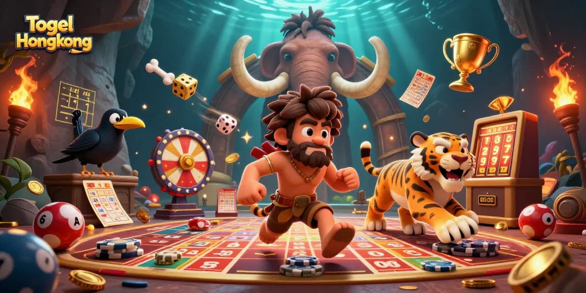 Engage with Togel Hongkong as the cartoon duo and crow bring lottery excitement to life