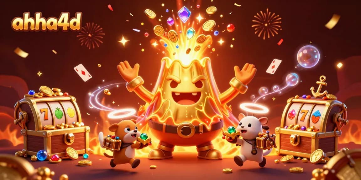 Engage with ahha4d's vibrant slot gaming scene, featuring golden treasures and exciting gameplay.