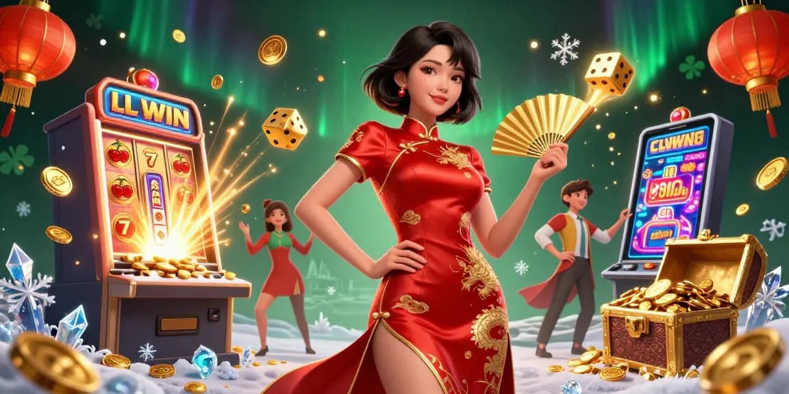 Play thrilling games at LL WIN with vibrant characters and dynamic casino elements.