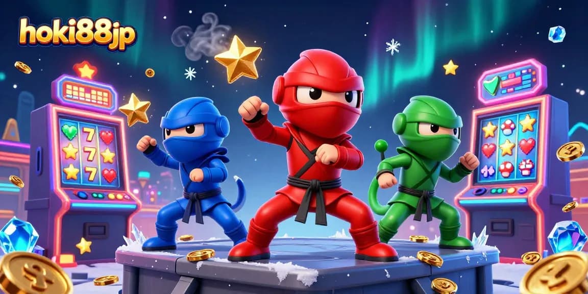 Permainan slot online di HOKI88JP dengan ninja chameleon dalam aksi menarik.