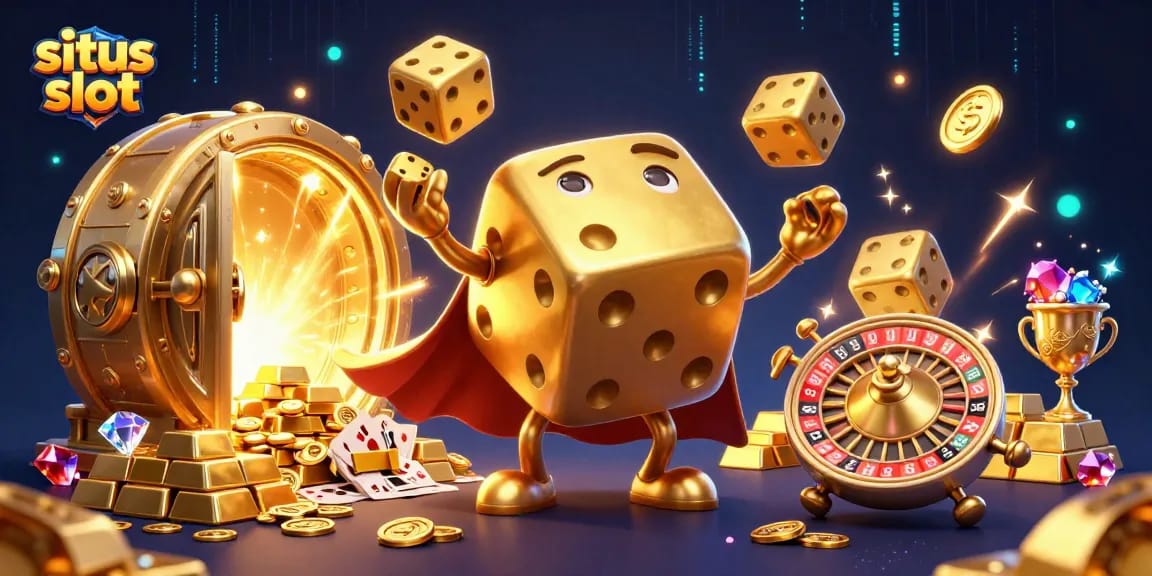 Situs slot dengan jackpot menarik dan karakter kasino berkilauan menghadirkan pengalaman bermain terbaik