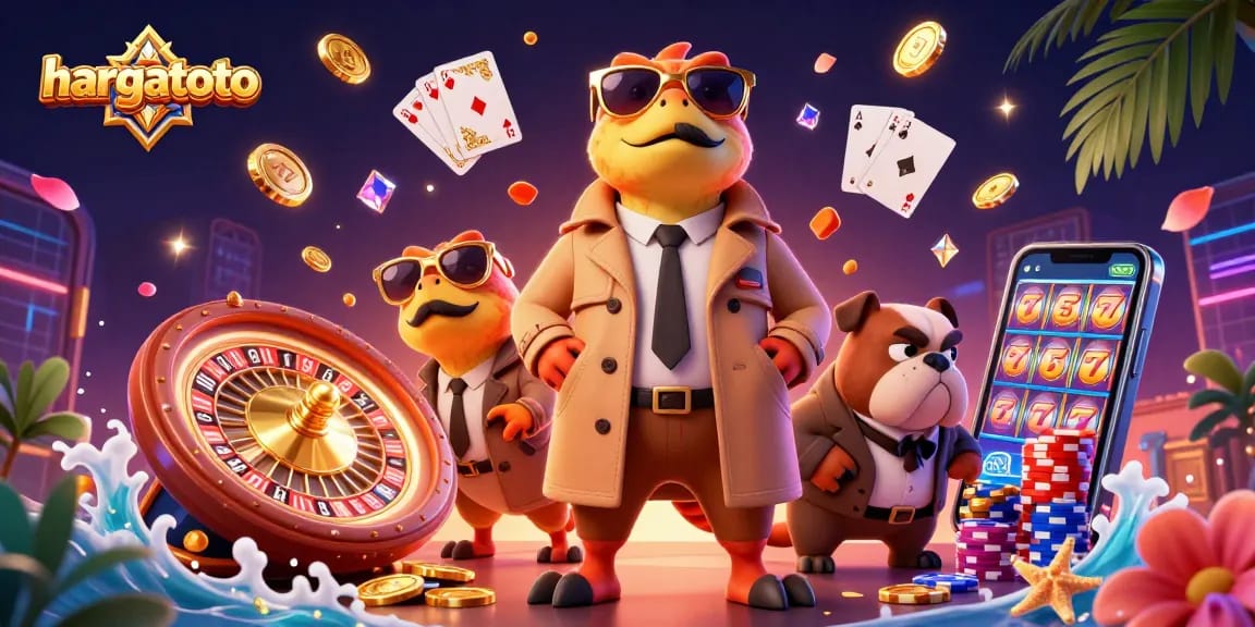 Experience thrilling adventures with hargatoto as raptors in disguise attempt VIP entry in a bustling casino.