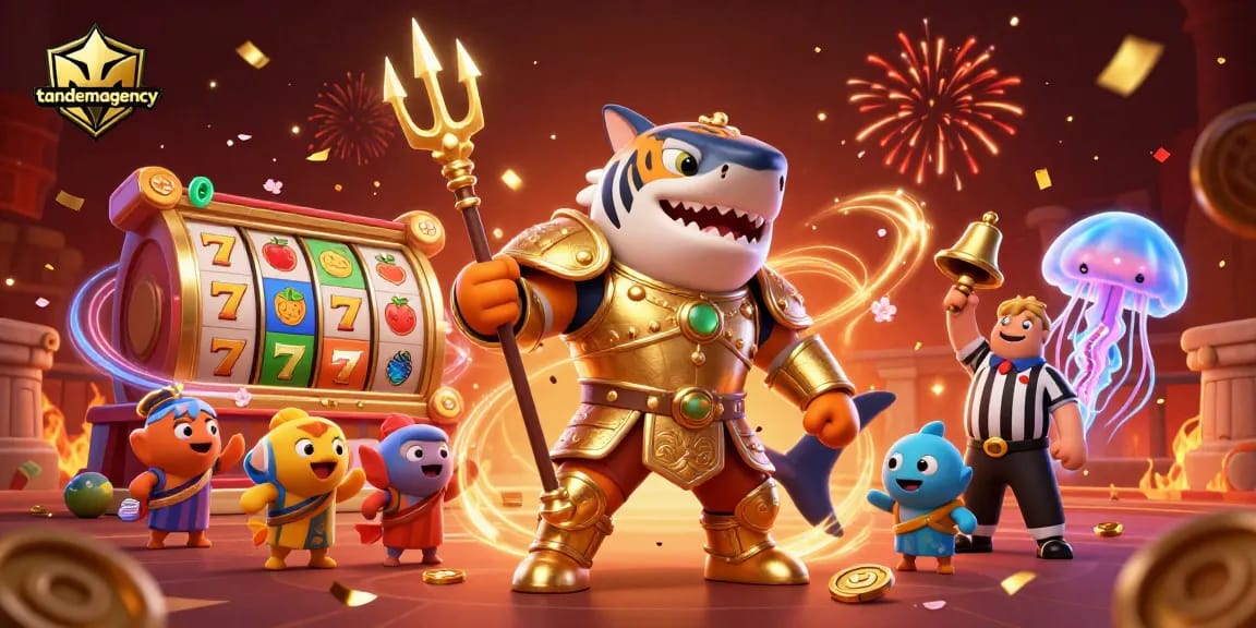Engage with exciting slot action featuring tandemagency's dynamic underwater scene.