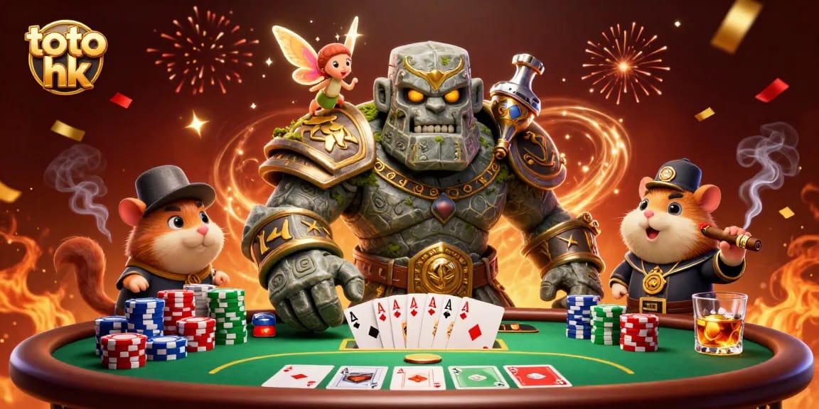 Bermain toto hk dengan keberuntungan susunan kartu poker yang luar biasa dan mahakarya magis.