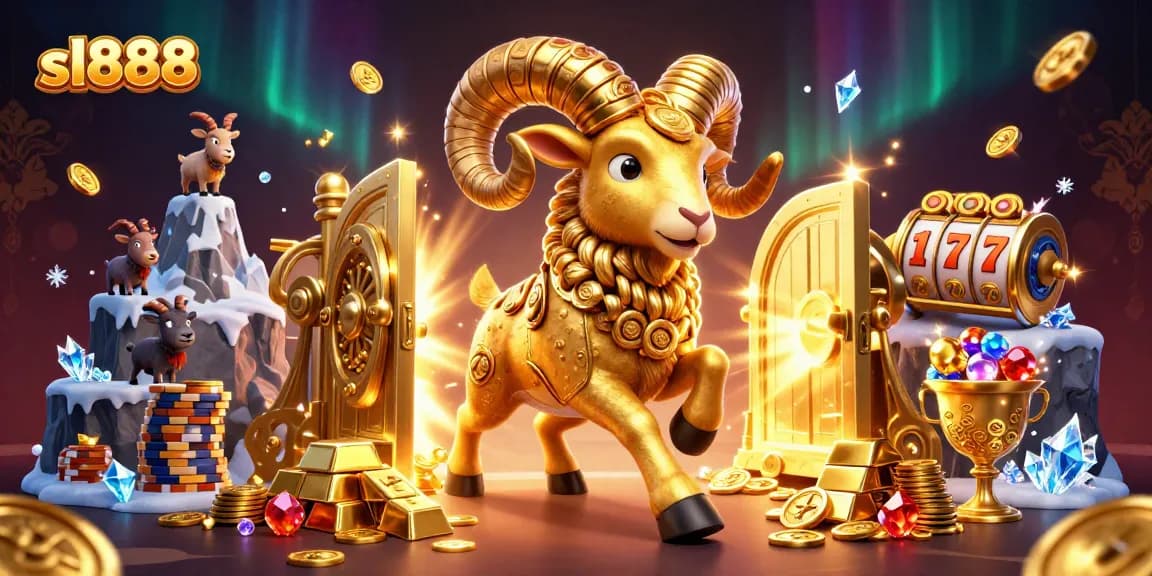 Experience exciting gameplay at sl888 with engaging slot reels, sparkling gems, and treasure.