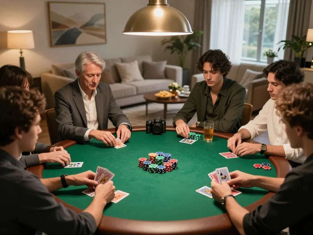 Join a friendly game at ug886 with players strategizing their next poker bets.