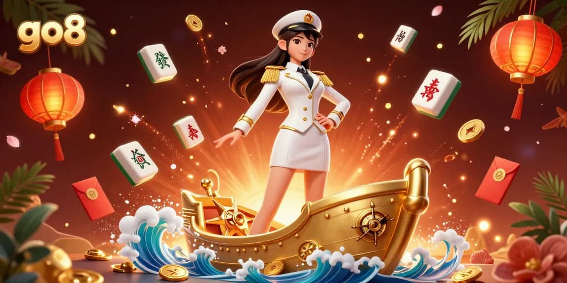 Engage in exciting gameplay on go8 with vibrant casino elements and a commanding presence, showcasing luxurious themes.