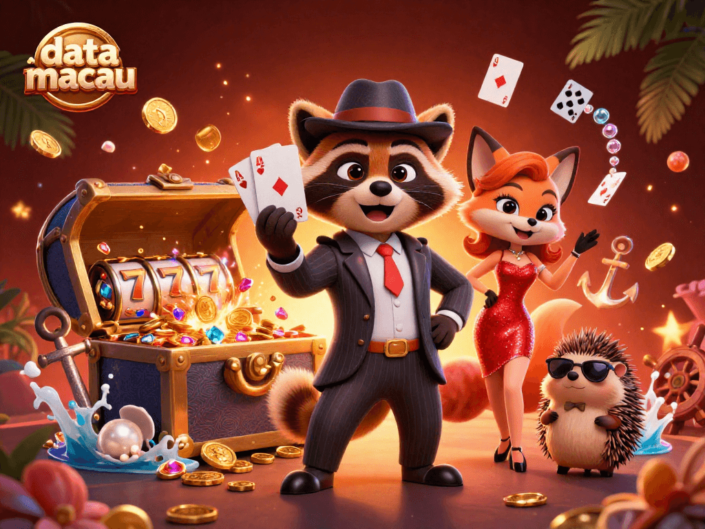 Menangkan data macau dengan strategi permainan kasino yang menguntungkan dan karakter kartun.