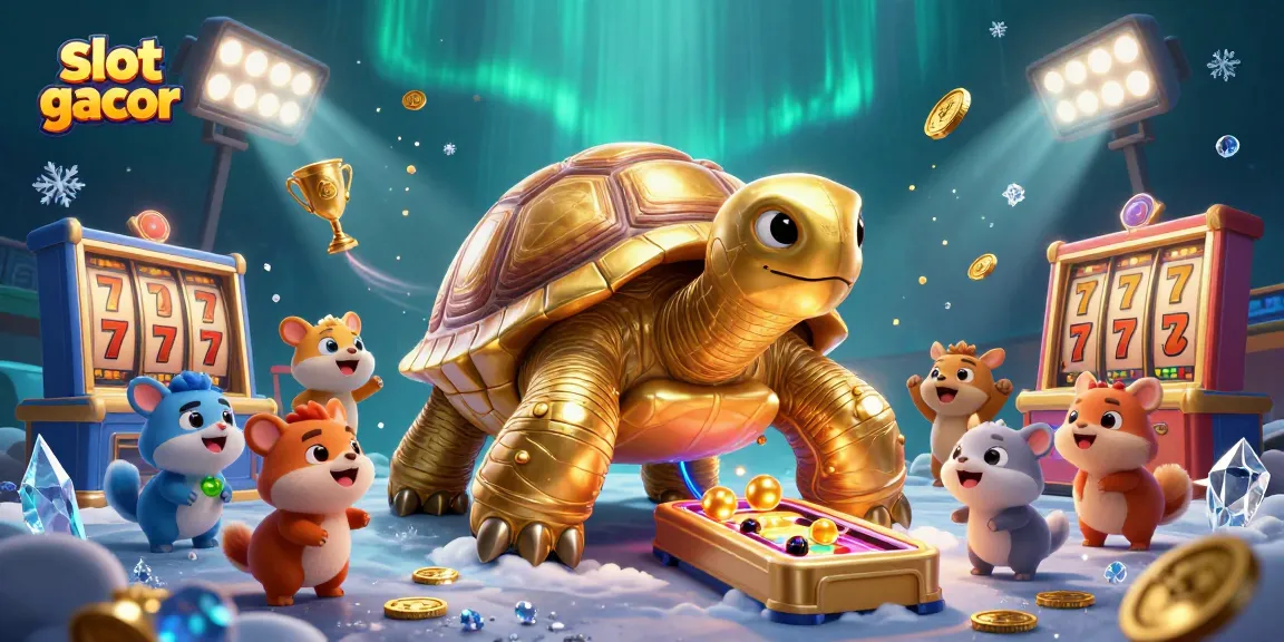 Experience thrilling gameplay at slot gacor with this vibrant digital illustration filled with excitement and winning elements.