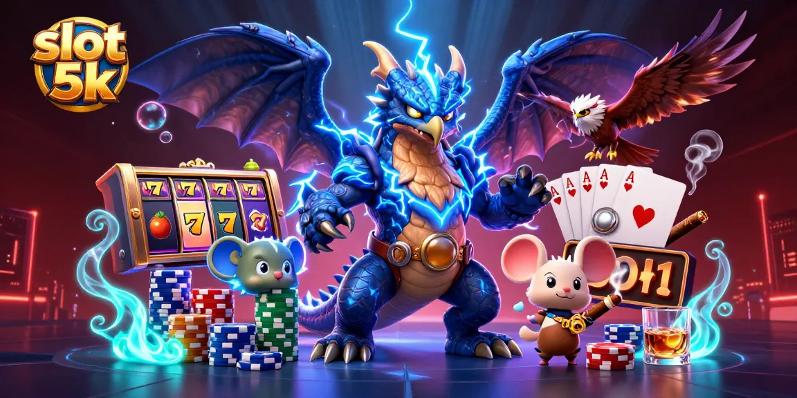 Experience thrilling wins at slot 5k with vibrant symbols and electrifying characters.
