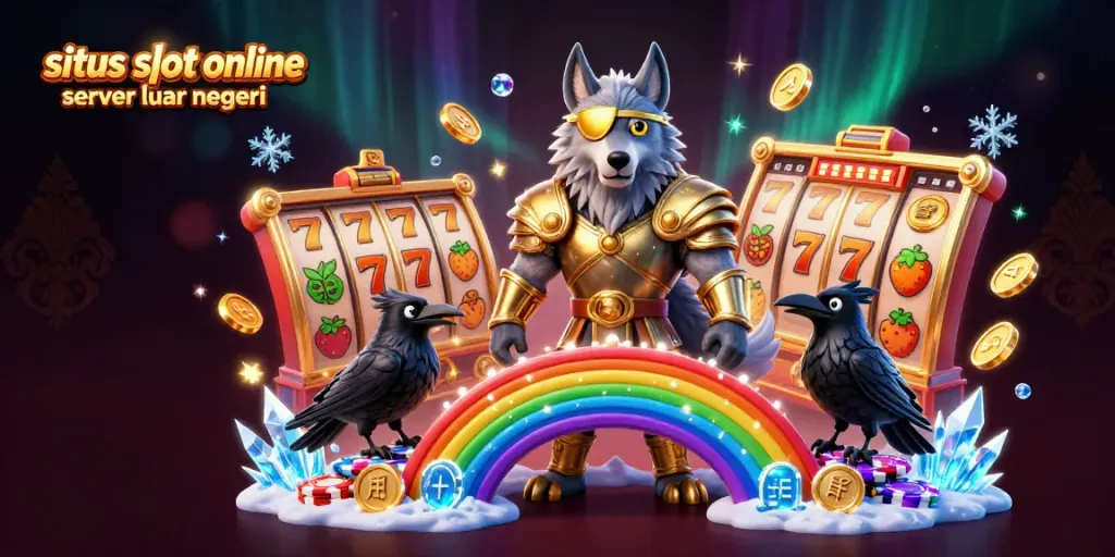 Win big with situs slot online server luar negeri featuring Odin and casino elements.