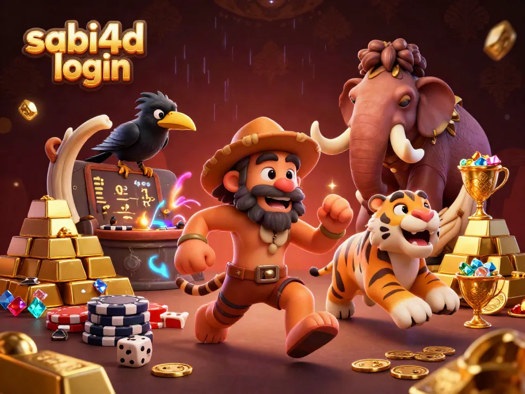 Permainan Toto Togel 4D dengan panduan dari sabi4d login dan elemen kasino menarik.