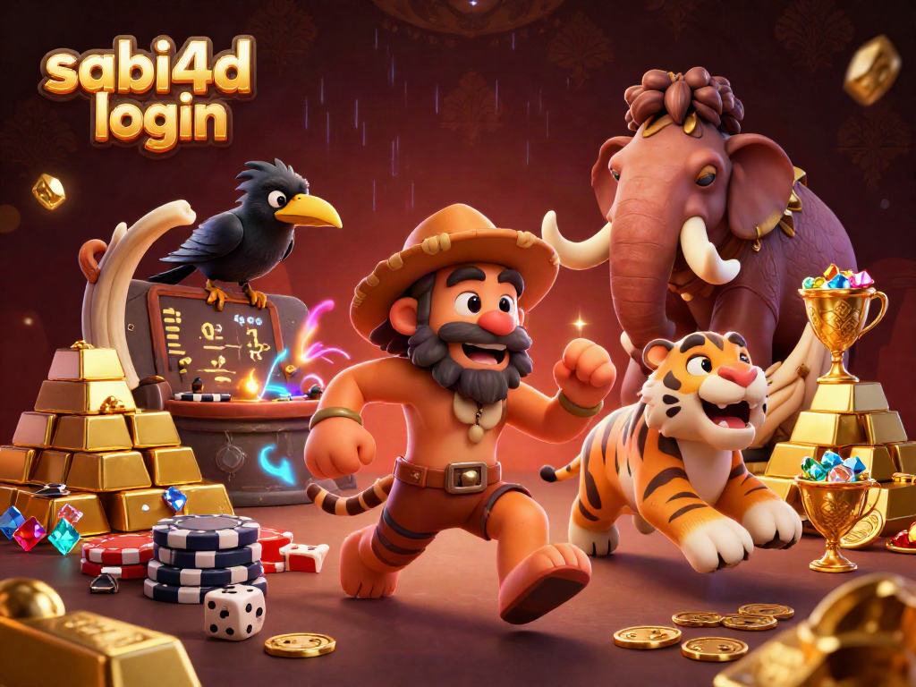 Permainan Toto Togel 4D dengan panduan dari sabi4d login dan elemen kasino menarik.