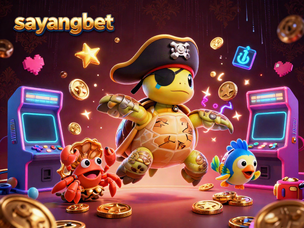 Engage with thrilling games at Sayangbet featuring vibrant characters and dynamic casino elements.