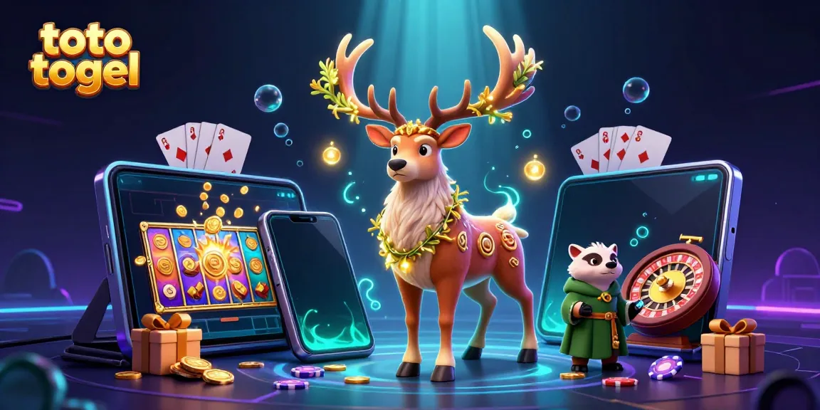 Engage with toto togel through a vibrant 3D casino scene featuring dynamic game elements.