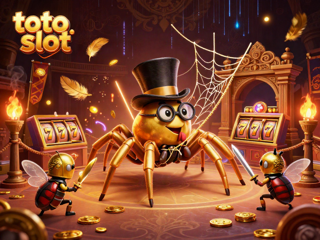 Menangkan permainan toto slot dengan grafis menarik yang menampilkan karakter menarik dan simbol slot.
