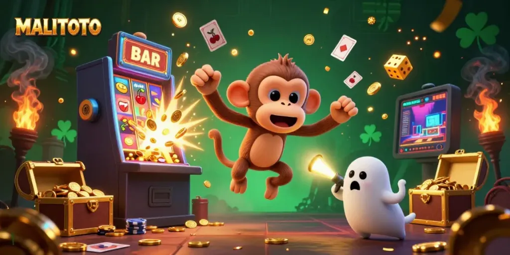 MALITOTO brings the excitement of slots and jackpots to life in a haunted casino with vibrant characters and elements.