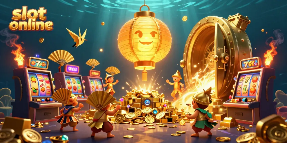 Menang besar di slot online dengan karakter 3D dan elemen kasino yang penuh warna.