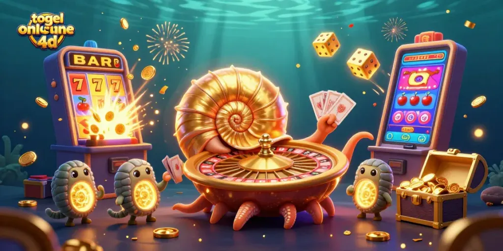 Taruhan togel online 4D dengan permainan penuh warna dan elemen jackpot menarik saat bermain.