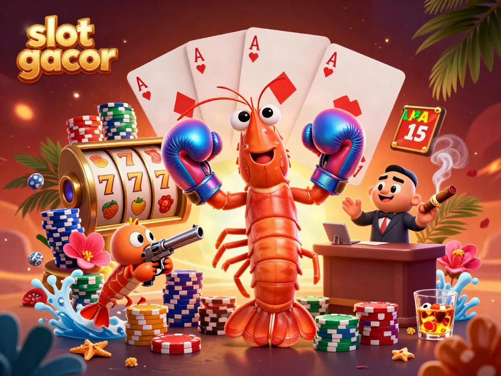 Experience thrilling gameplay with slot gacor elements in a vibrant casino atmosphere.