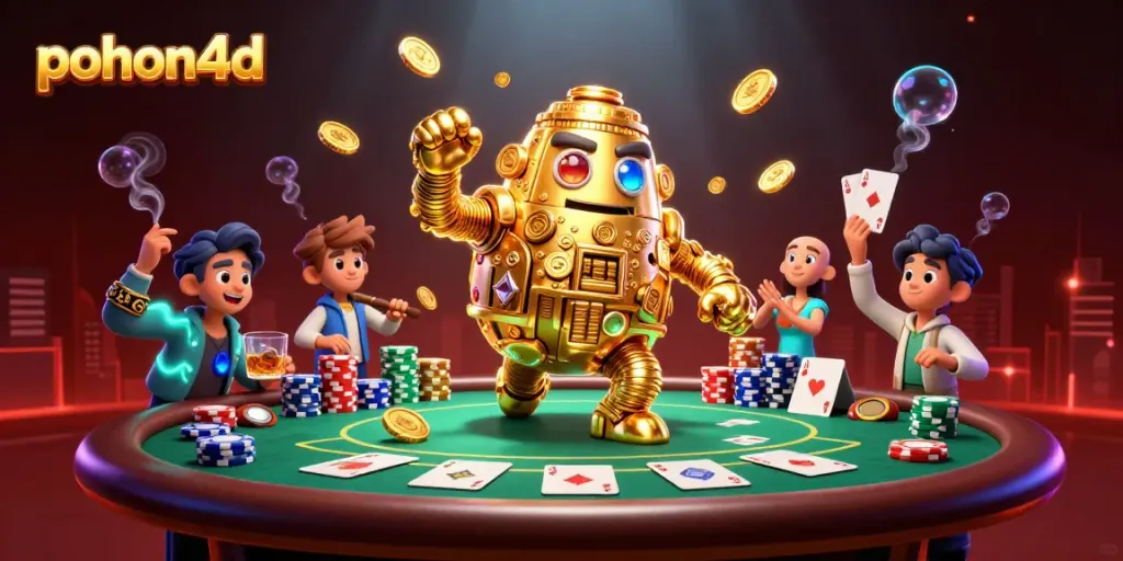 Engage in thrilling games at pohon4d with spectacular 3D casino characters and vibrant elements.