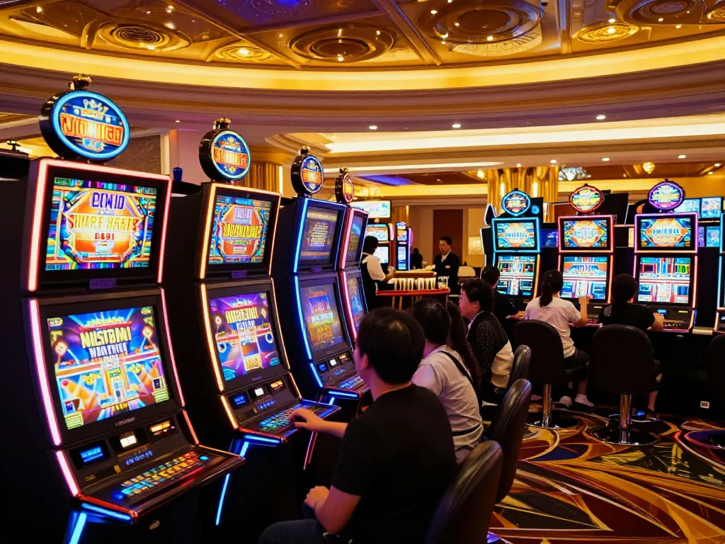Experience the thrill of slot macau resmi with animated gameplay on the vibrant casino floor