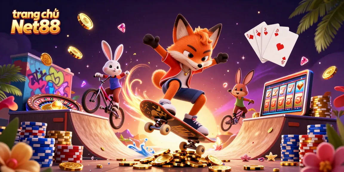 Experience the thrill of trang chủ Net88 with dynamic characters and vibrant casino themes.