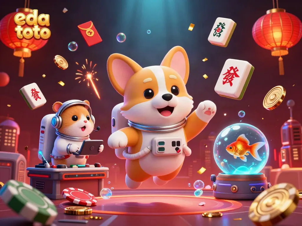 Menggoda peluang menang dengan permainan eda toto, corgi astronot dan karakter kasino lainnya.