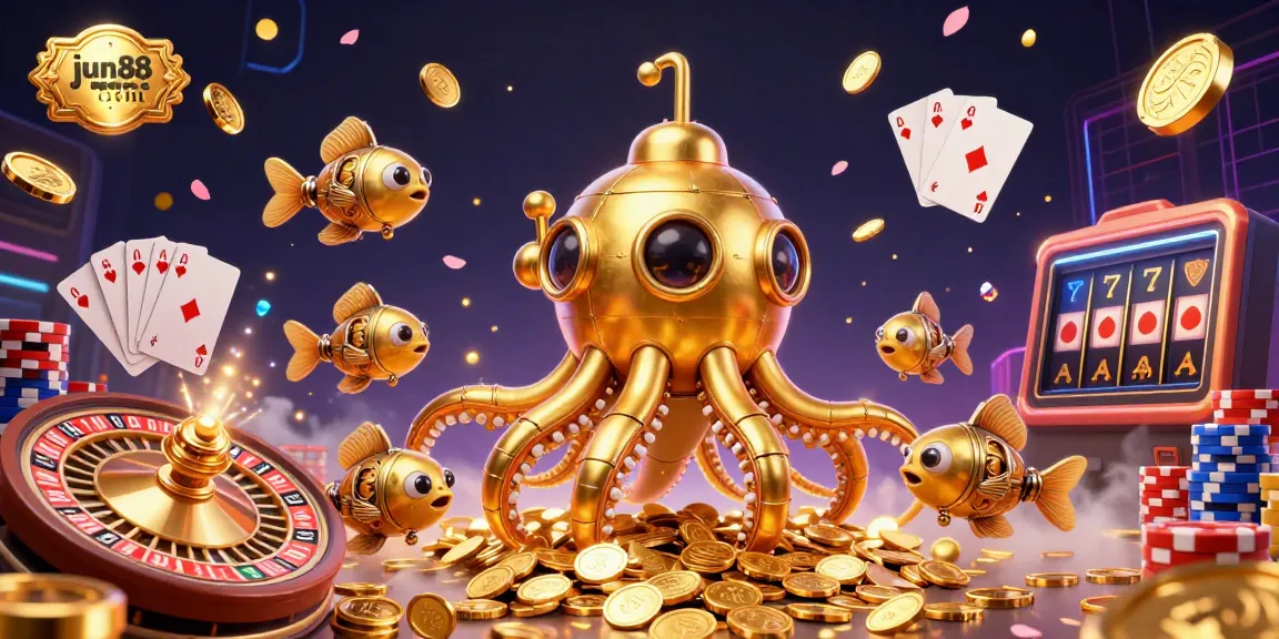 Experience dynamic gambling thrills with jun88 com's golden kraken and stunning casino elements.