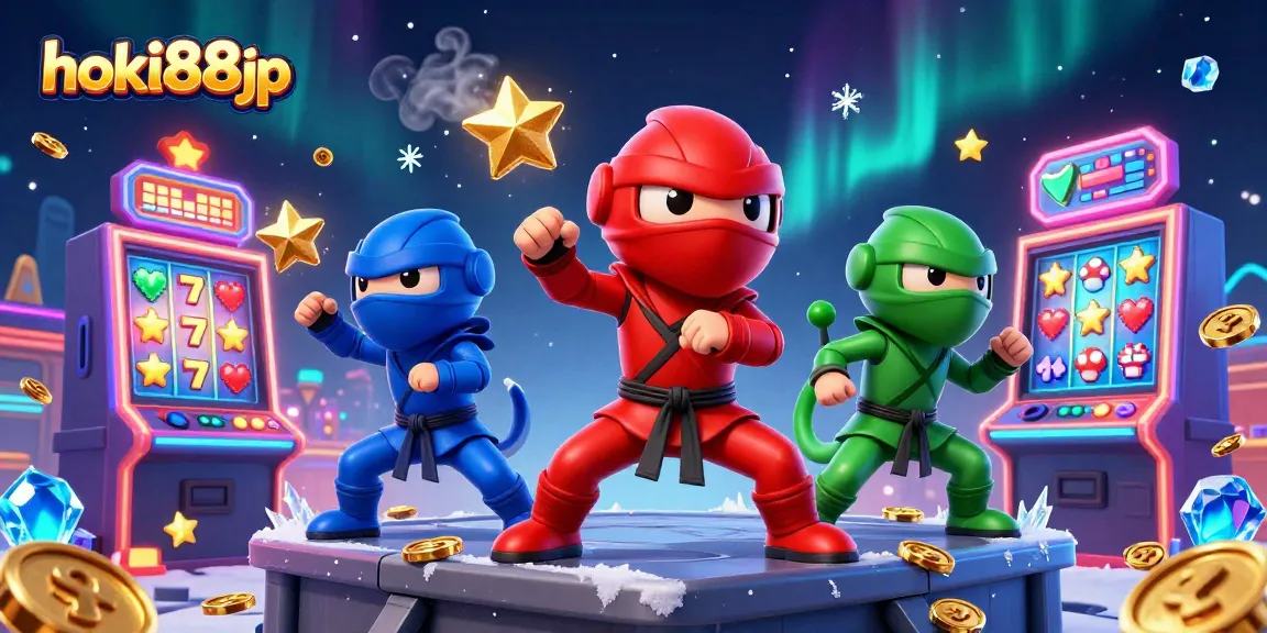 Permainan slot online di HOKI88JP dengan ninja chameleon dalam aksi menarik.