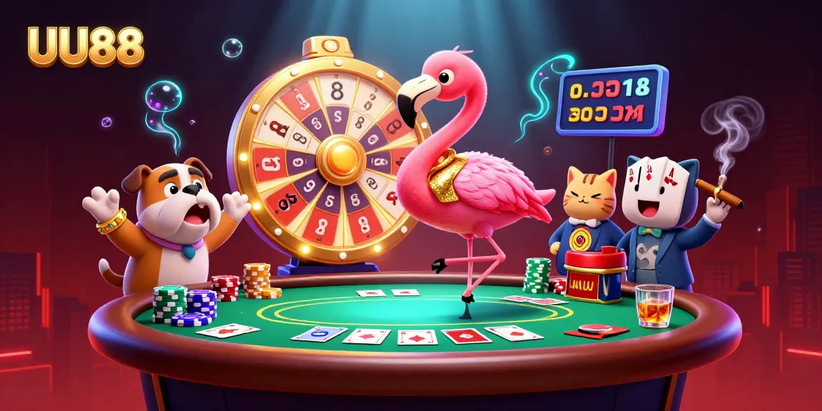Engage in thrilling gameplay at UU88 with vibrant casino elements and exciting characters.